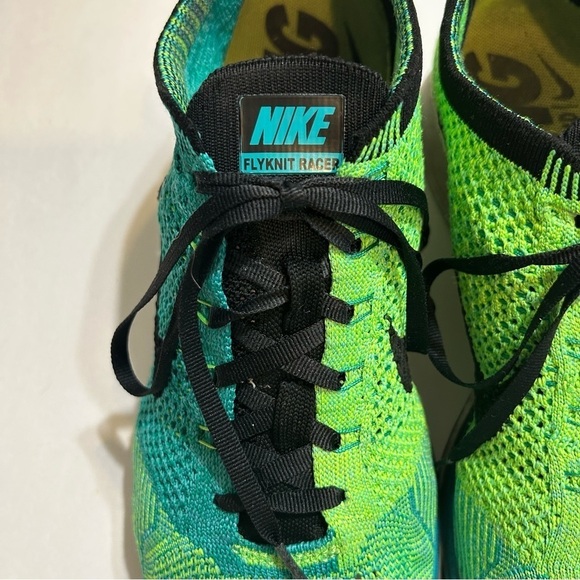 Nike Flyknit Racer Hyper Punch Unisex Running Shoe Sneaker​ - Picture 7 of 10